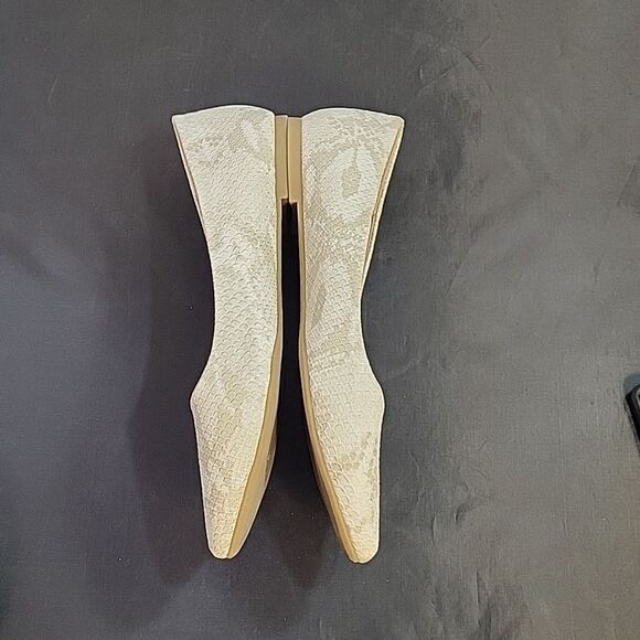CHRISTIAN SIRIANO SNAKESKIN DESIGN SLIP ON WOMEN"S FLAT - Picture 6 of 15